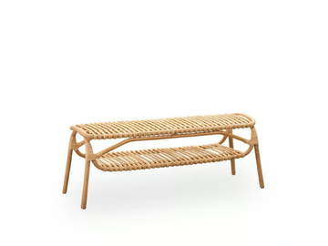 MACHIYA - Rattan bench by Sika Design - view 2